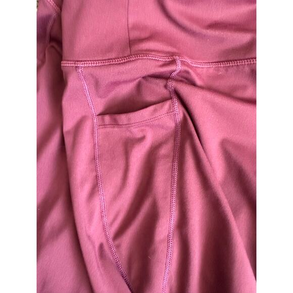 Baleaf Active Crop Pants Plus Size 2X Pull On Yoga Workout Running Gym Leggings - Picture 4 of 6